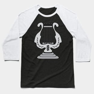 Masonic symbol of Lyre of the Organist for Blue Lodge Freemasonry Baseball T-Shirt